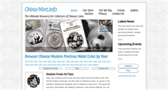 Desktop Screenshot of china-mint.info
