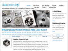 Tablet Screenshot of china-mint.info